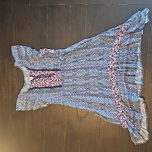 Justice boho, flowy dress. Size 10